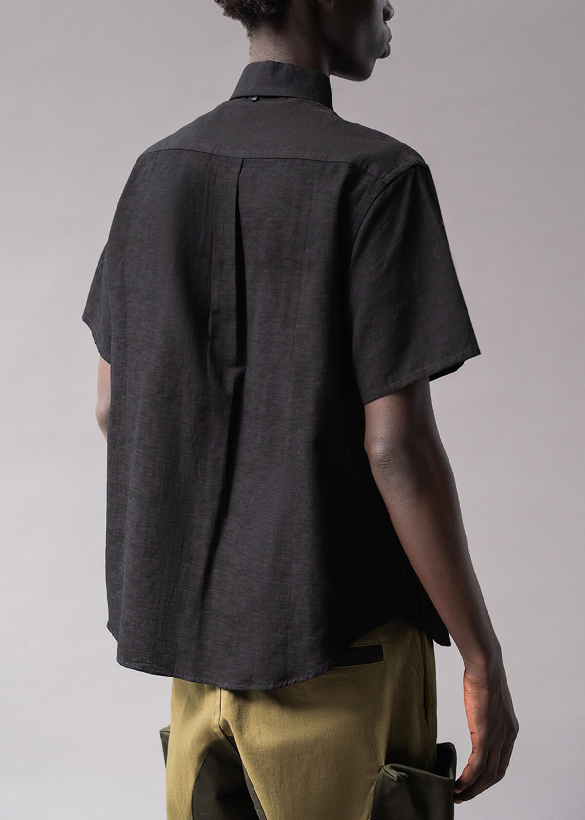 Offset Slub Black